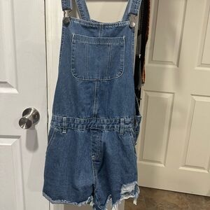 Overall Shorts